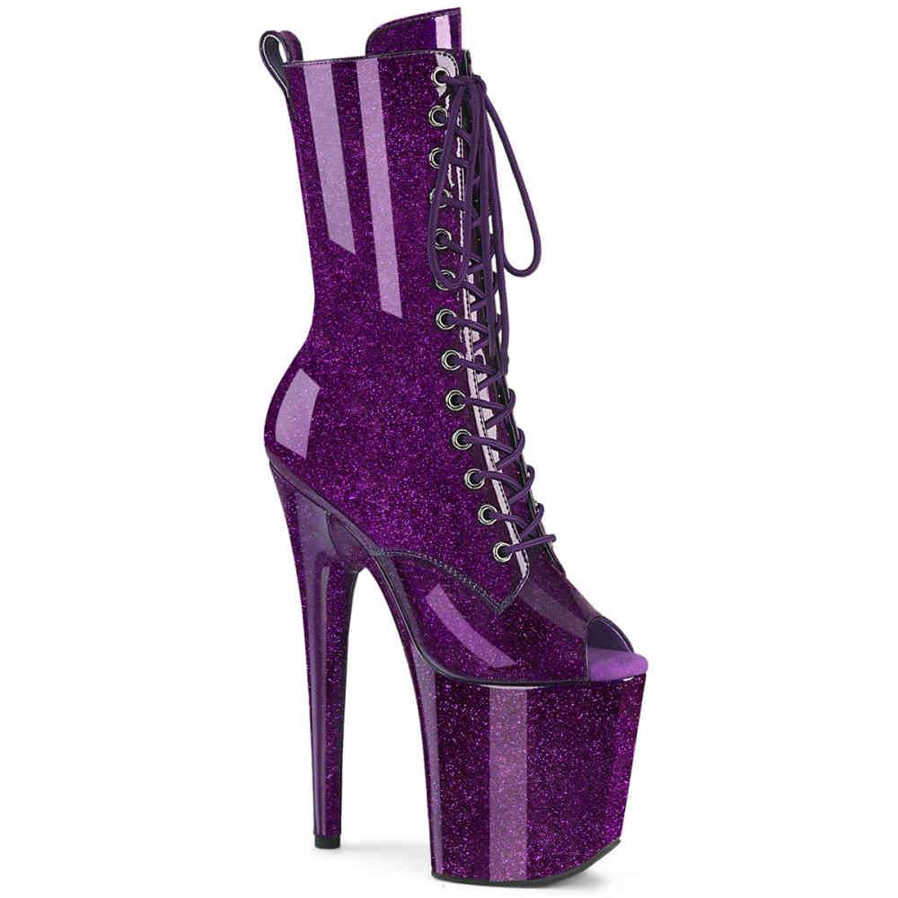 Pleaser - FLAMINGO1041GP Bottes de plateforme, Pole dance chaussures - Violet Product image
